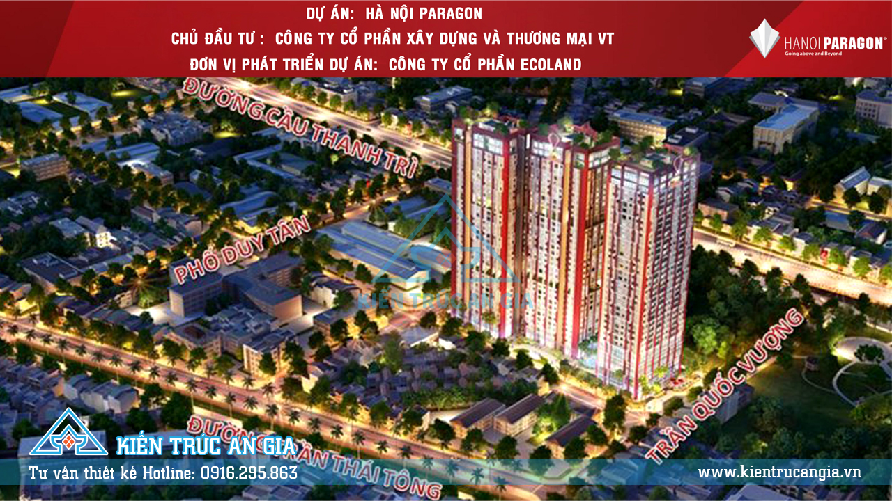 Dự án thiết kế chung cư Hà Nội PARAGON
